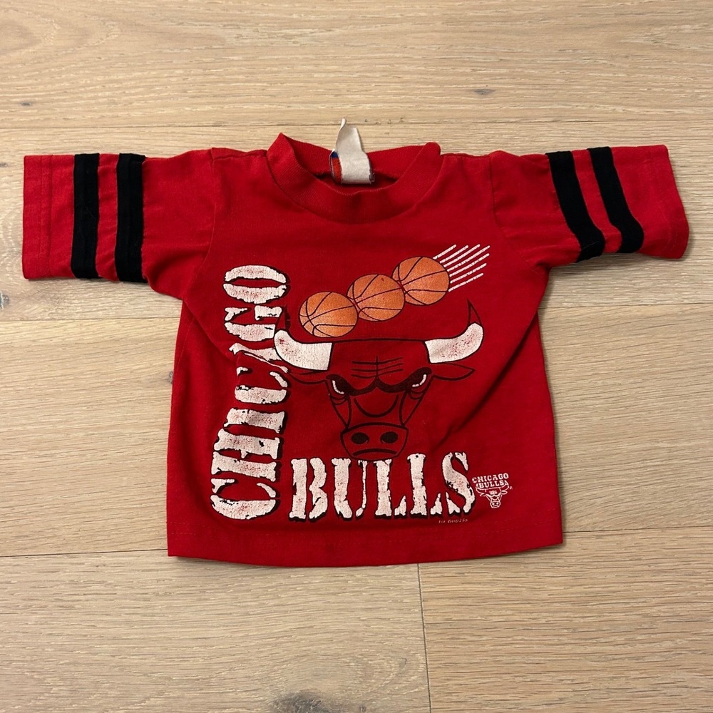 Vintage Chicago Bulls NBA Tee Infant 12M 90s Retro Sportswear Benny The Bull